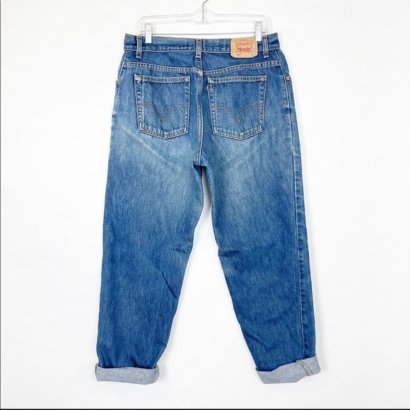 Levis 550 Vintage Relaxed Tapered Leg Mom Jeans - Picture 4 of 10